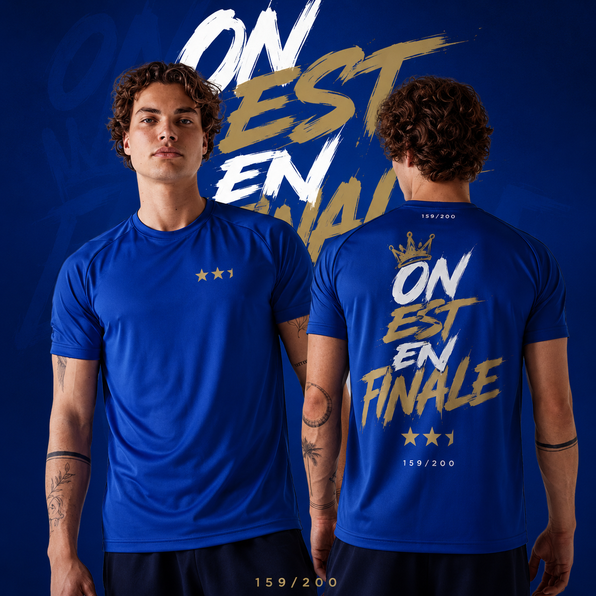 T-SHIRT ON EST EN FINALE